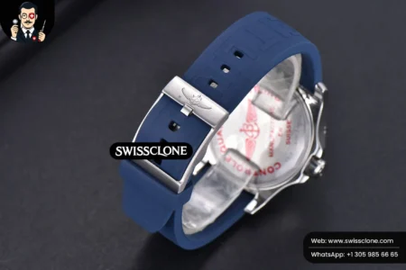 Breitling Superocean Automatic TF 44mm Blue Dial Blue Rubber High Resolution View