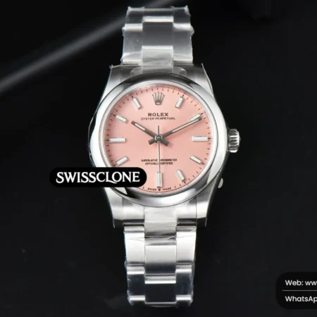 Rolex Oyster Perpetual 277200 31mm Pink Dial High Resolution View