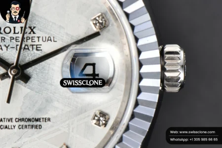 Rolex DayDate 36mm Meteorite Dial Diamond Marker High Resolution View