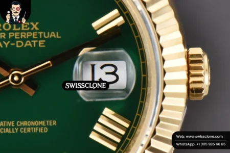 Rolex DayDate 40mm 904L Green Dial High Resolution View