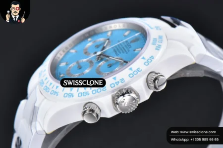 Rolex Daytona AETF White Ceramic Blue Dial Ceramic High Resolution View