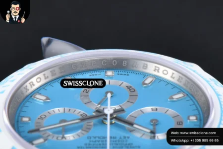 Rolex Daytona AETF White Ceramic Blue Dial Ceramic High Resolution View