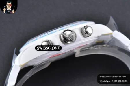 Rolex Daytona AETF White Ceramic Blue Dial Ceramic High Resolution View