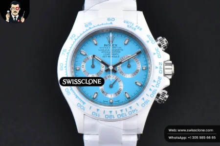 Rolex Daytona AETF White Ceramic Blue Dial Ceramic High Resolution View