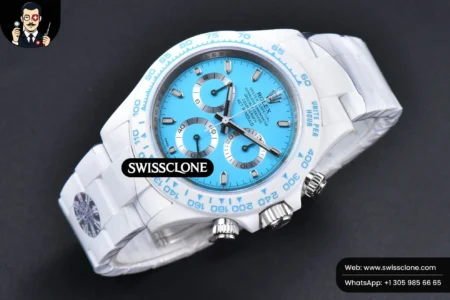 Rolex Daytona AETF White Ceramic Blue Dial Ceramic High Resolution View