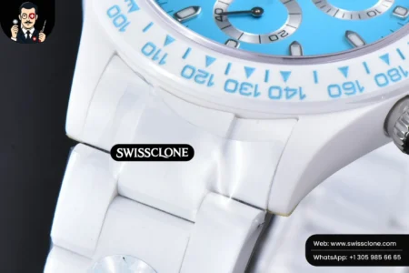 Rolex Daytona AETF White Ceramic Blue Dial Ceramic High Resolution View